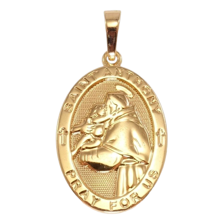 Кулон Xuping Позолота 18K Декоративная Ладанка Святой Антоний фото №1