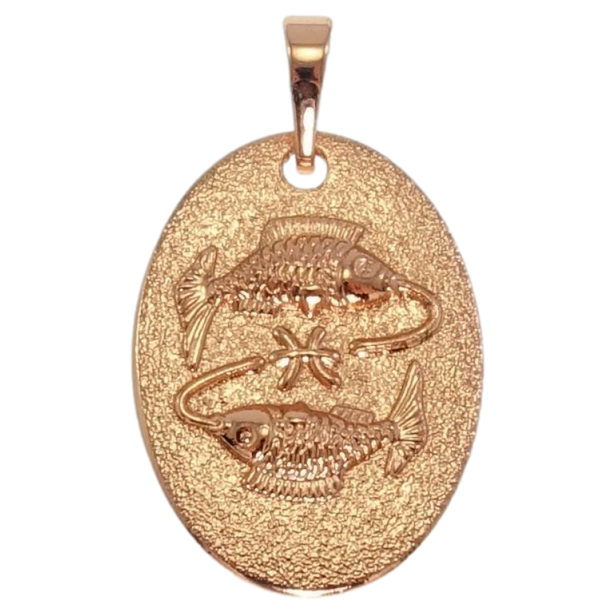 Кулон Xuping Позолота РВ Знак Зодіаку Риби фото №1