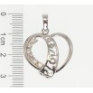 Кулон Xuping Родій Серце Love фото №2
