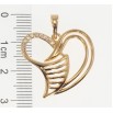 Кулон Xuping Позолота 18K Декоративное сердечко фото №2