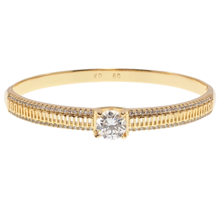 Браслет Xuping Позолота 18K Витонченість ø 6см фото №5