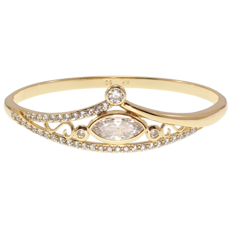 Браслет Xuping Позолота 18K Корона ø 6см фото №9