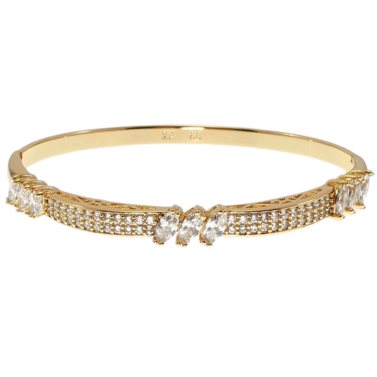 Браслет Xuping Позолота 18K Кристальна класика ø 6см фото №22