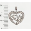 Кулон Xuping Родий Сердце Love фото №2