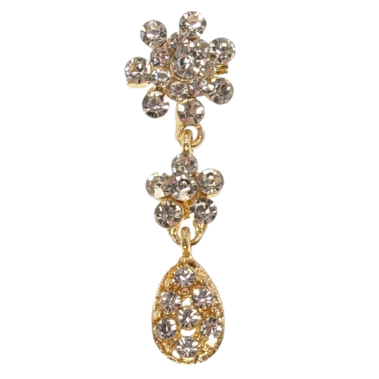 Брошка Квіточки зі страз фото №25