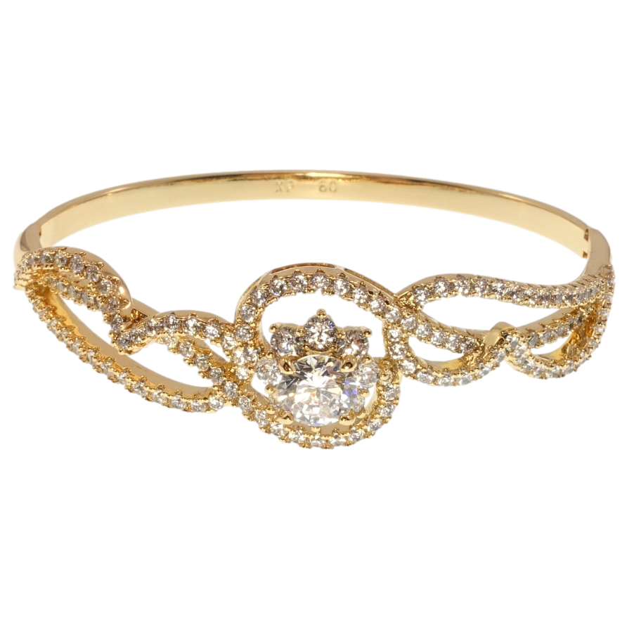 Браслет Xuping Позолота 18K Цветочное совершенство ø 6см фото №1