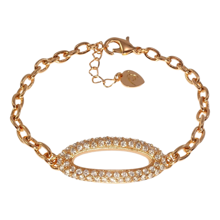 Браслет Xuping Позолота РВ Якірне плетіння з овальною вставкою довжина з доп.ланцюжком 18,5-21,5см х 5-14мм фото №23