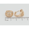 Сережки Xuping M&L Колір 18K колечка Барокко фото №2 Сережки Xuping M&L Колір 18K колечка Барокко фото №2
