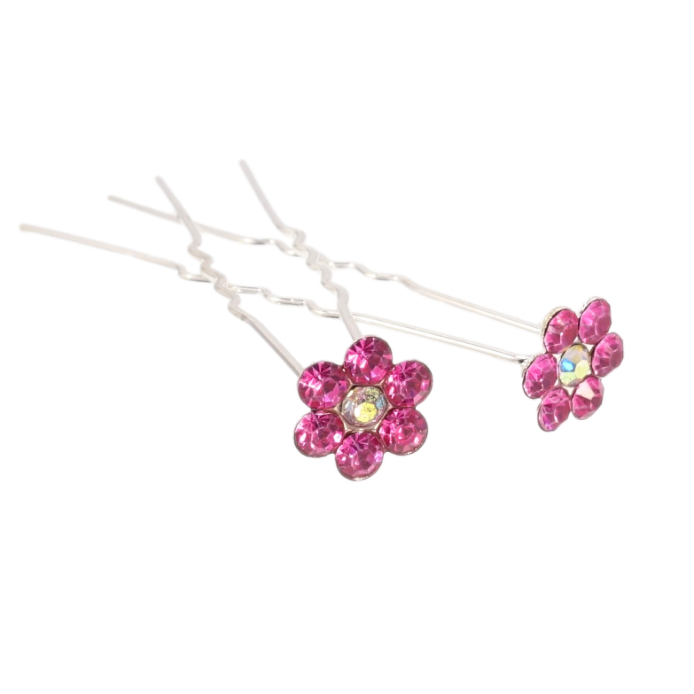 Шпилька для волосся Малинова квіточка зі страз ø 11мм (ціна за одну штуку) фото №1 Шпилька для волосся Малинова квіточка зі страз ø 11мм (ціна за одну штуку) фото №1