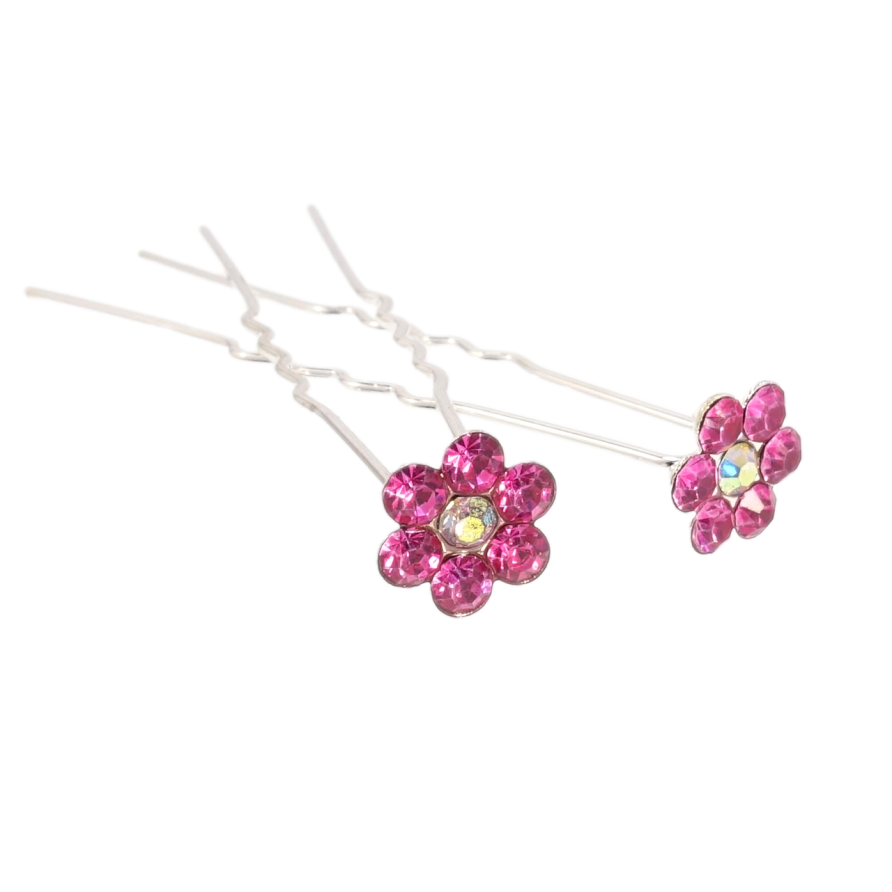 Шпилька для волосся Малинова квіточка зі страз ø 11мм (ціна за одну штуку) фото №1 Шпилька для волосся Малинова квіточка зі страз ø 11мм (ціна за одну штуку) фото №1