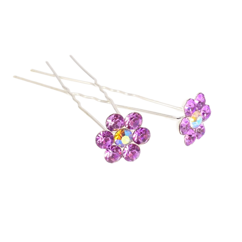 Шпилька для волосся Бузова квіточка зі страз ø 14мм (ціна за одну штуку) фото №1 Шпилька для волосся Бузова квіточка зі страз ø 14мм (ціна за одну штуку) фото №1