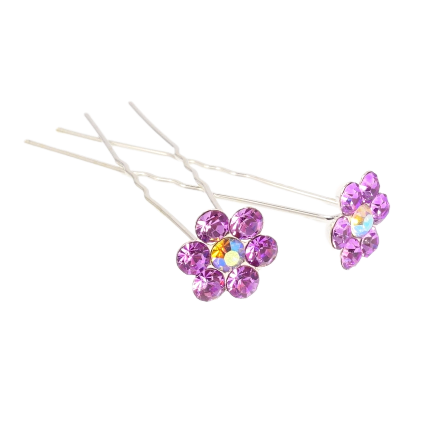 Шпилька для волосся Бузова квіточка зі страз ø 14мм (ціна за одну штуку) фото №1 Шпилька для волосся Бузова квіточка зі страз ø 14мм (ціна за одну штуку) фото №1