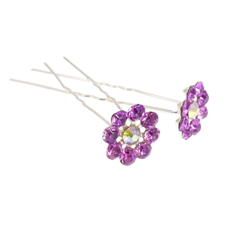 Шпилька для волосся Бузкова квіточка зі страз ø 16мм (ціна за одну штуку) фото №14 Шпилька для волосся Бузкова квіточка зі страз ø 16мм (ціна за одну штуку) фото №14