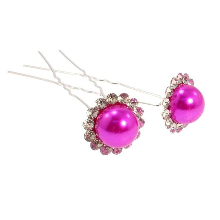 Шпилька для волосся Яскраво-малинова квітка зі стразами ø 18мм (ціна за одну штуку) фото №21 Шпилька для волосся Яскраво-малинова квітка зі стразами ø 18мм (ціна за одну штуку) фото №21