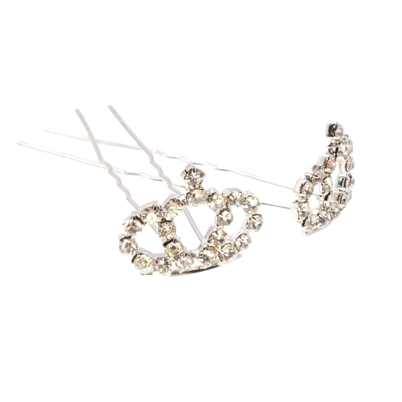 Шпилька для волос Диадема из страз (цена за одну штуку) фото №1 Шпилька для волос Диадема из страз (цена за одну штуку) фото №1
