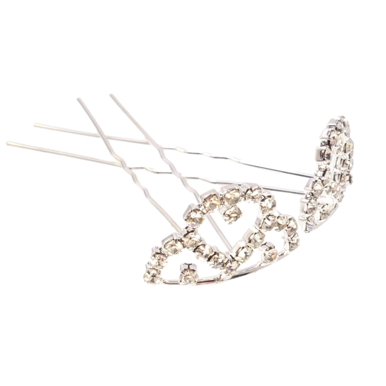 Шпилька для волос Диадема из страз (цена за одну штуку) фото №16
