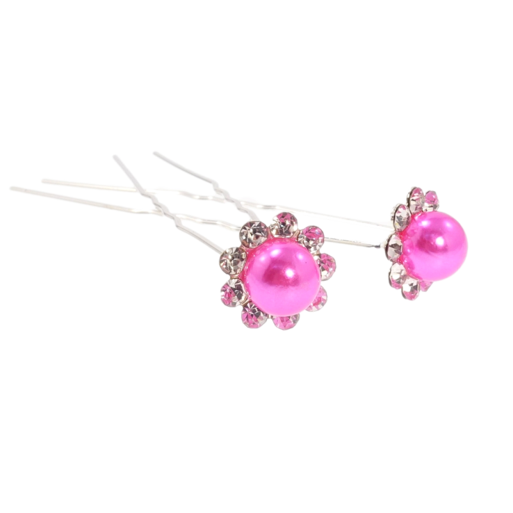 Шпилька для волосся Яскраво-рожева квітка в обрамленні страз ø 13мм (ціна за одну штуку) фото №24 Шпилька для волосся Яскраво-рожева квітка в обрамленні страз ø 13мм (ціна за одну штуку) фото №24