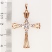 Кулон Xuping Позолота РВ Декоративний Хрест із цирконієм фото №2