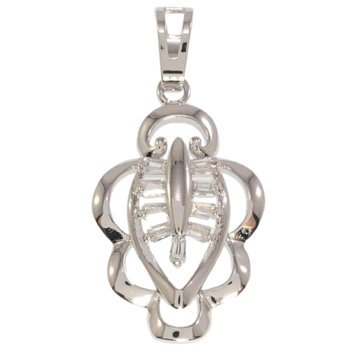 Кулон Xuping Родій Фігурна підвіска з цирконієм фото №8