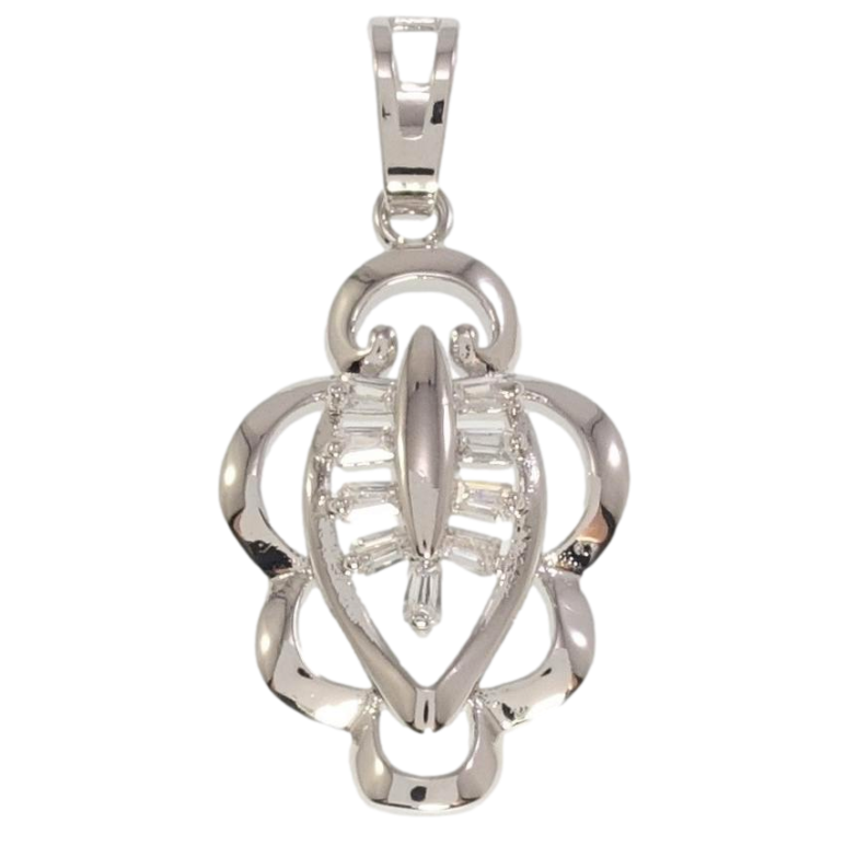 Кулон Xuping Родій Фігурна підвіска з цирконієм фото №6