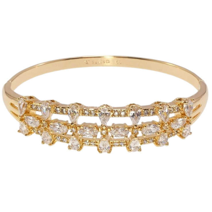 Браслет Xuping Позолота 18K Іскристість ø 5,7см фото №11