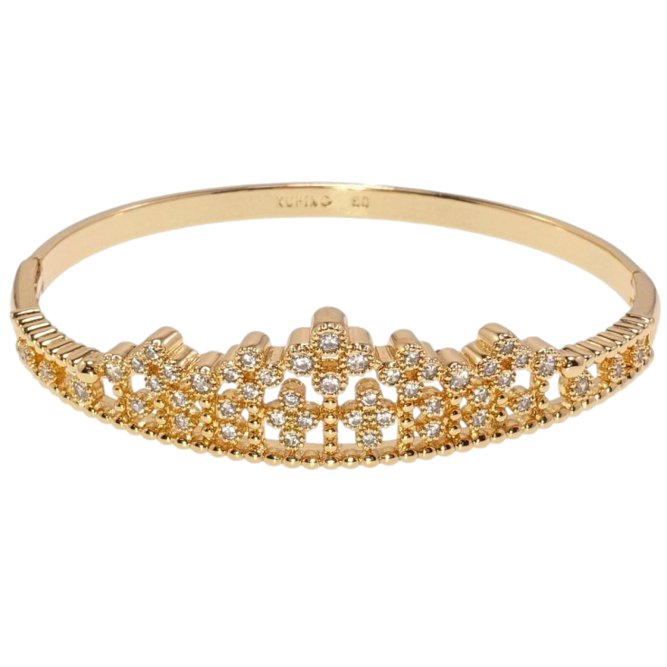 Браслет Xuping Позолота 18K Корона ø 6см фото №24