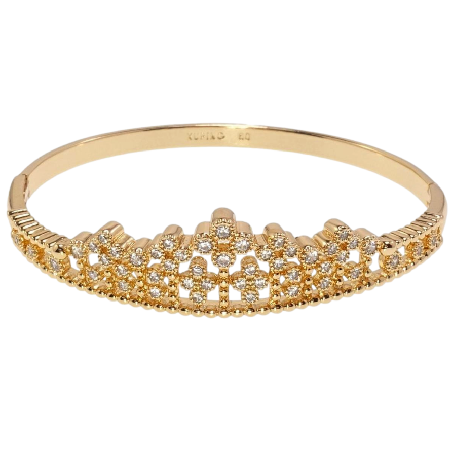 Браслет Xuping Позолота 18K Корона ø 6см фото №1