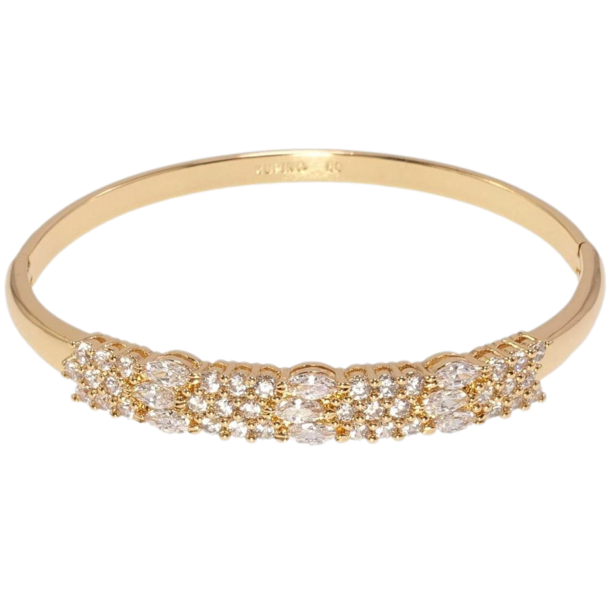 Браслет Xuping Позолота 18K Инкрустация цирконием ø 6см фото №1