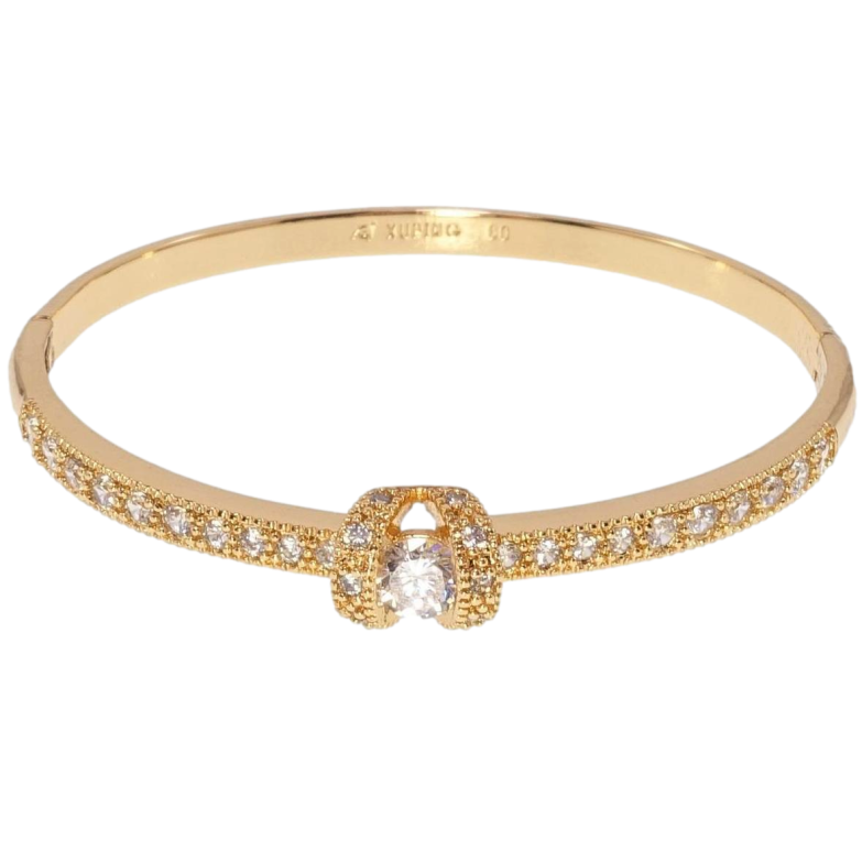 Браслет Xuping Позолота 18K Чарівність ø 5,8см фото №1 Браслет Xuping Позолота 18K Чарівність ø 5,8см фото №1