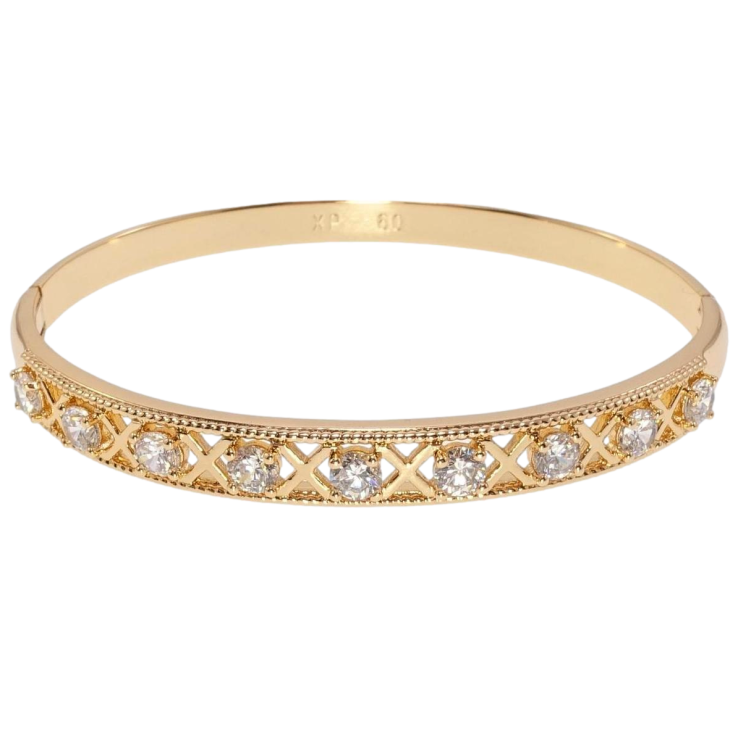 Браслет Xuping Позолота 18K Етно-стиль ø 5,6см фото №4