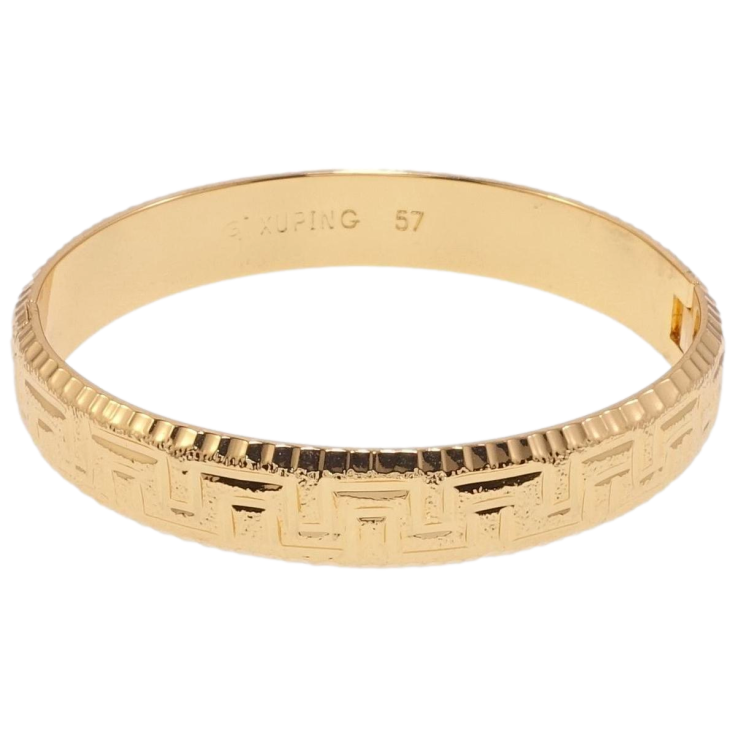 Браслет Xuping Позолота 18K Античний стиль ø 5,7см фото №6 Браслет Xuping Позолота 18K Античний стиль ø 5,7см фото №6