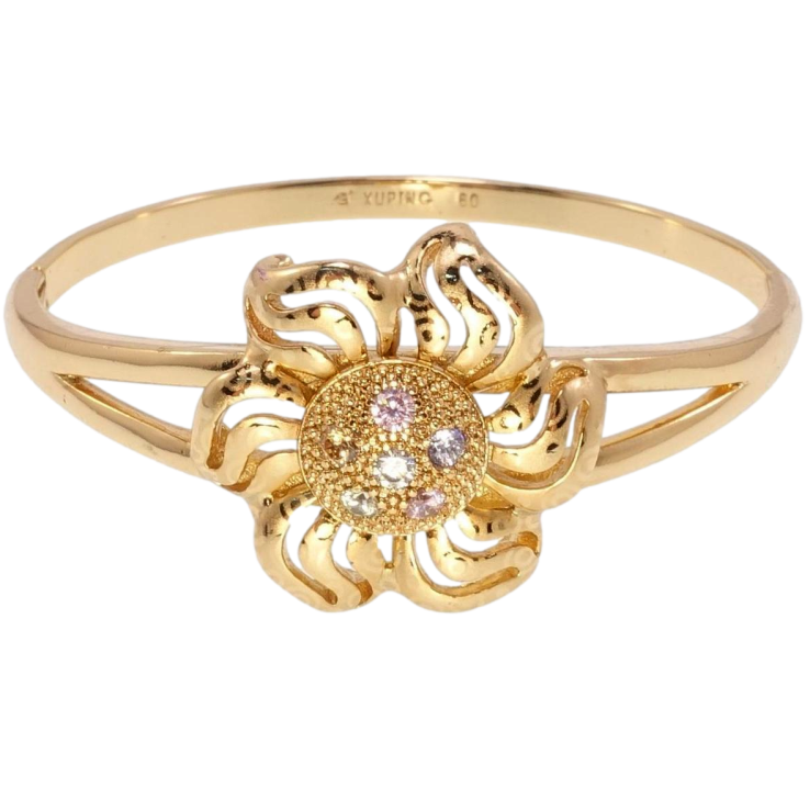 Браслет Xuping Позолота 18K Квітка ø 6см фото №24