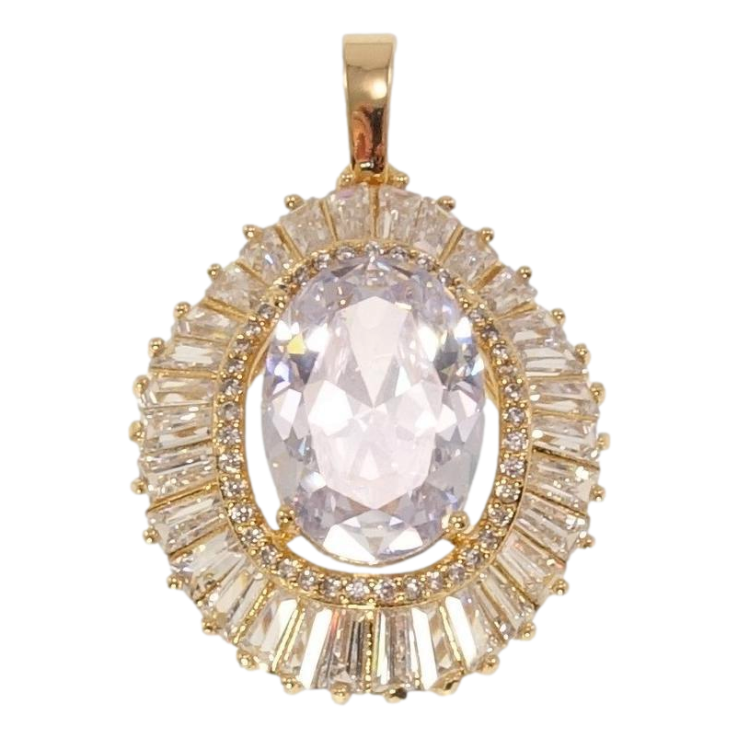 Кулон Xuping Позолота 18K Роскошный блеск кристаллов фото №7 Кулон Xuping Позолота 18K Роскошный блеск кристаллов фото №7