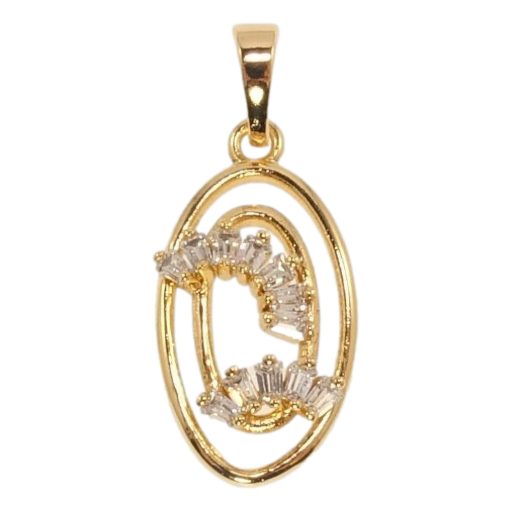 Кулон Xuping Позолота 18K Овальна підвіска з цирконієм фото №11 Кулон Xuping Позолота 18K Овальна підвіска з цирконієм фото №11