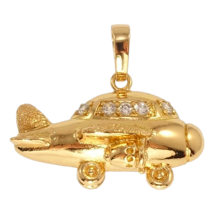 Кулон Xuping Позолота 18K Літак фото №22 Кулон Xuping Позолота 18K Літак фото №22