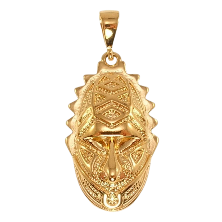 Кулон Xuping Позолота 18K Африканська Маска фото №19