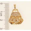 Кулон Xuping Позолота 18K Різна сумочка з цирконієм фото №3 Кулон Xuping Позолота 18K Різна сумочка з цирконієм фото №3
