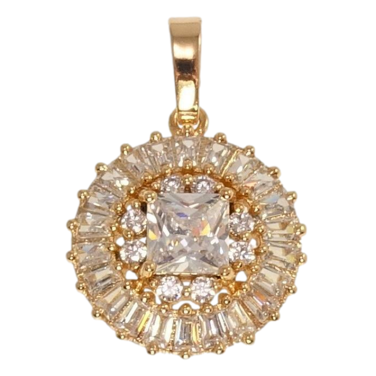 Кулон Xuping Позолота 18K Кришталевий блиск кристалів фото №25 Кулон Xuping Позолота 18K Кришталевий блиск кристалів фото №25