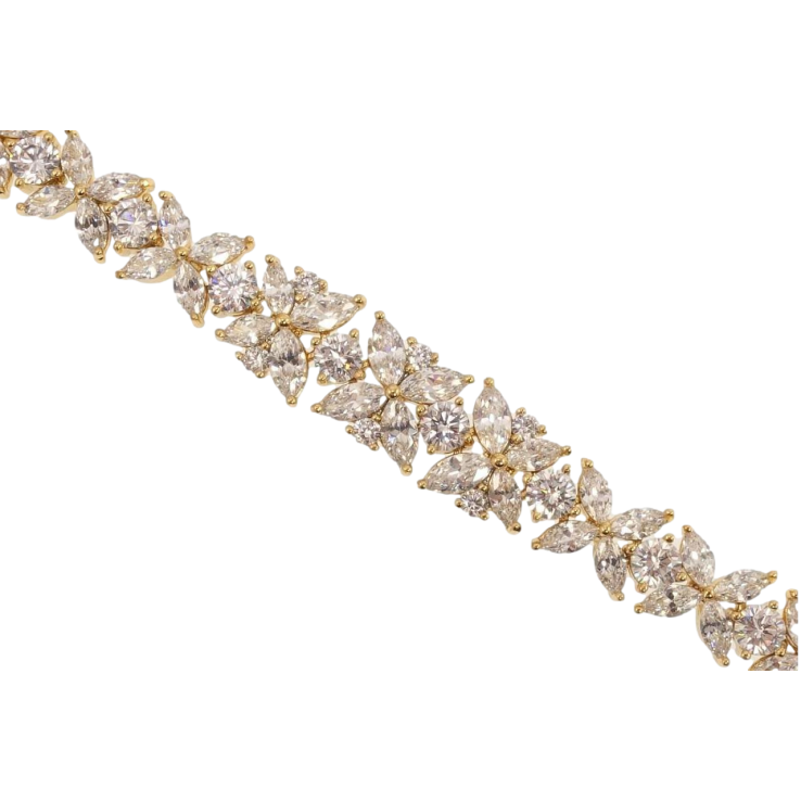 Браслет Xuping Позолота 18K Квіткова досконалість довжина з дод. замком 17,19см х 8-10мм фото №15