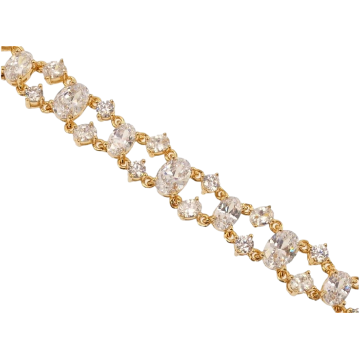 Браслет Xuping Позолота 18K Очарование длина с доп.замком 17,18.5см х 6-10мм фото №15