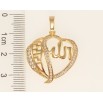 Кулон Xuping Позолота 18K Фигурная Мусульманская подвеска с надписью Аллах фото №2