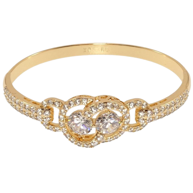 Браслет Xuping Позолота 18K Гармонія ø 6см фото №18