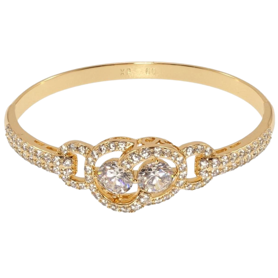 Браслет Xuping Позолота 18K Гармония ø 6см фото №1