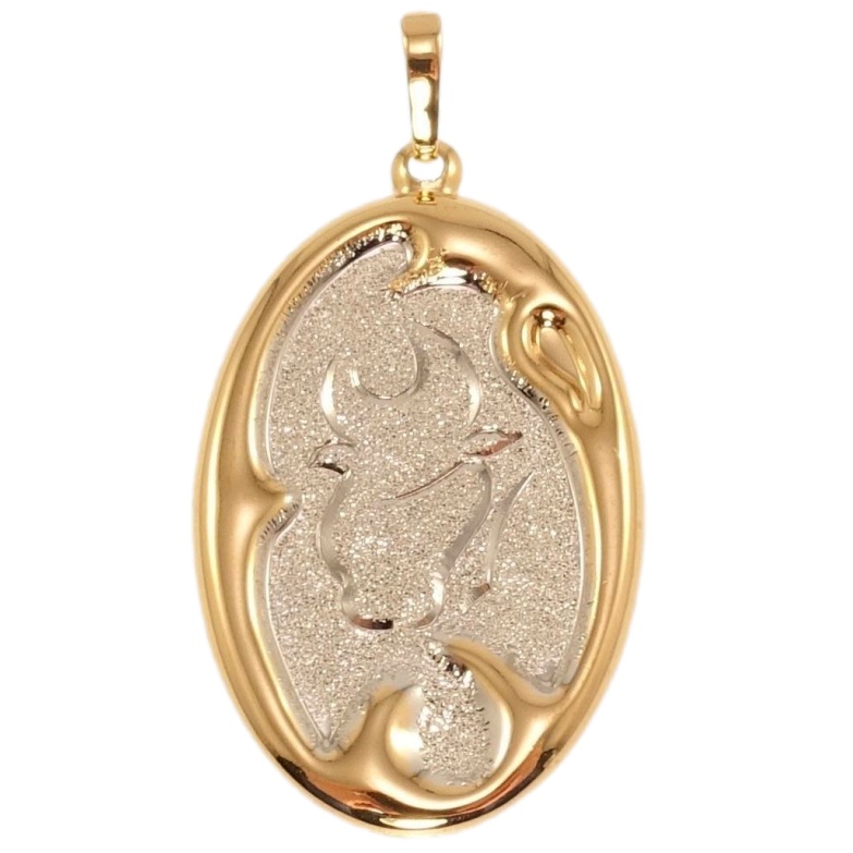 Кулон Xuping Позолота + Родій Овальний Медальйон Знак Зодіаку Телець фото №16