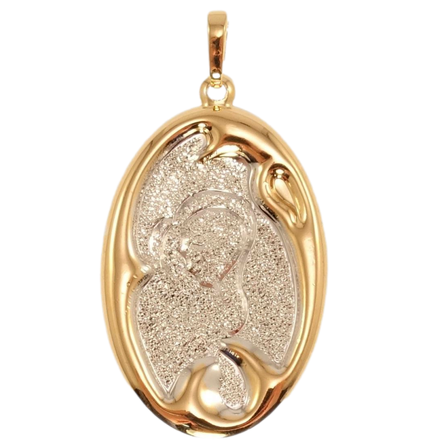 Кулон Xuping Позолота + Родій Овальний Медальйон Знак Зодіаку Діва фото №1