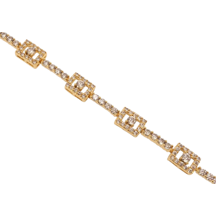 Браслет Xuping Позолота 18K Классическая утонченность длина с доп.замком 17,19см х 2-6мм фото №20