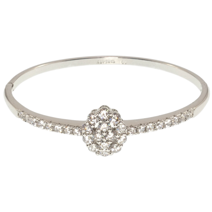 Браслет Xuping Родій Агата ø 6см фото №3 Браслет Xuping Родій Агата ø 6см фото №3