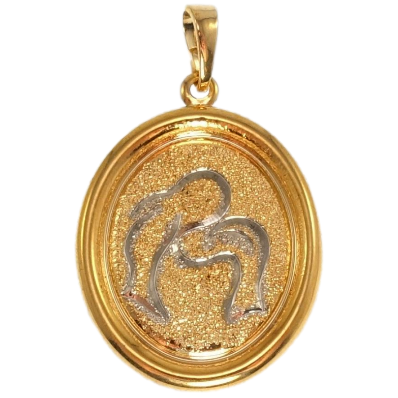 Кулон Xuping Позолота + Родий Медальон Знак Зодиака Рыбы фото №7