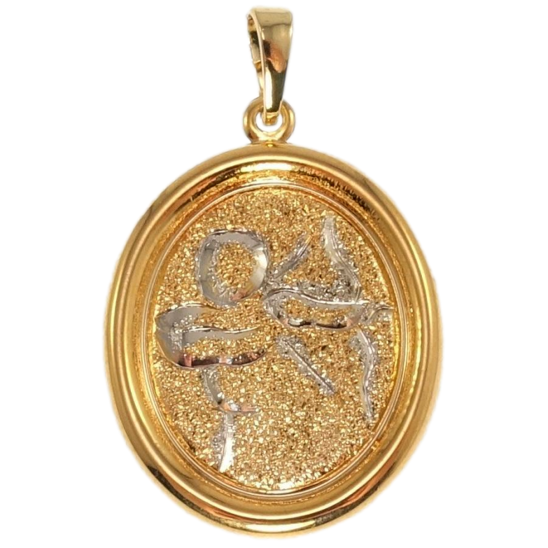 Кулон Xuping Позолота + Родий Медальон Знак Зодиака Стрелец фото №1