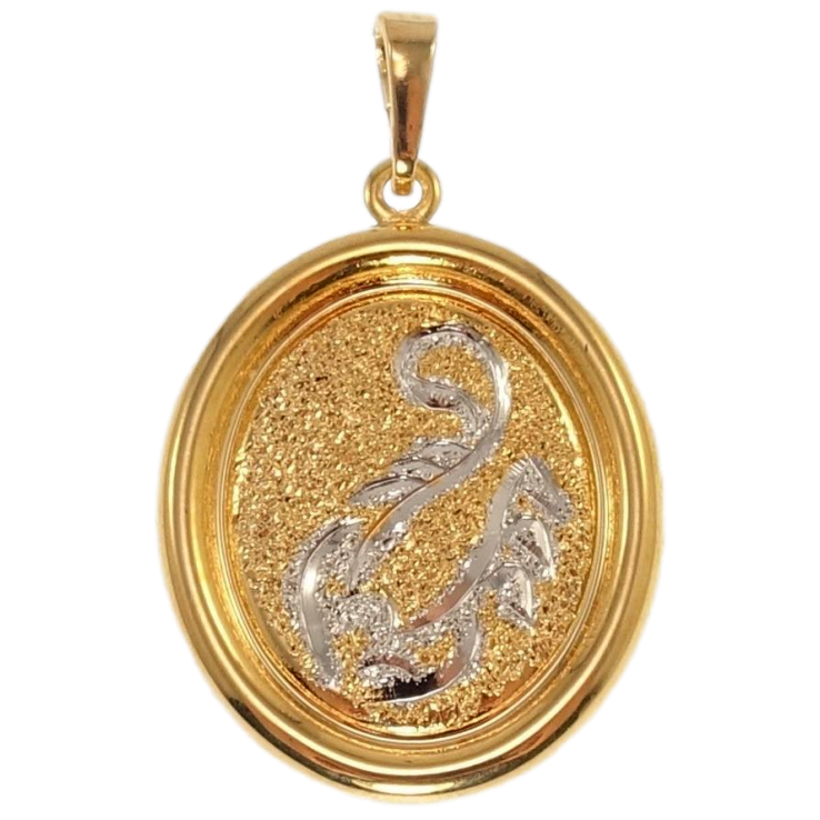 Кулон Xuping Позолота + Родій Медальйон Знак Зодіаку Скорпіон фото №24